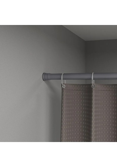 Iddıs Banyo İçin Teleskopik Perde Rayı, 110-200 Cm 303590112 Gri