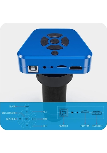 Dijital 4k Hdmı Usb Dijital 14mp 150x Video Mikroskop Endüstriyel Tamir Lehim Hassas Görüntü Mikroskop