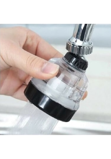 Yayke Tasarruflu Oynar Başlık Şeffaf 3 Fonksiyonlu Musluk Başlığ