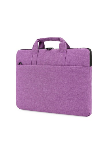 Xindoker Mor Oxford Dokuma 15.6" Laptop Çantası - Çok Bölmeli, Yumuşak İç Fodral, Sırt Çantası & El Tuttuğu, Seyahat Ve Ofis İçin Mor