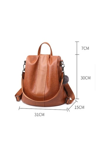 Tongxida Tfz468 Vintage Çanta Bayan Sırt Çantası Haki Haki