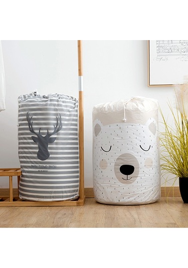 Sones Büyük Kapasiteli Ev Tipi Su Geçirmez Nem Geçirmez Yorgan Saklama Çantası Paketleme Çantası Sevimli Bira Diğer