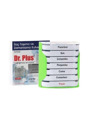 Dr Plus Ilaç Taşıma Ve Zamanlama Kutusu Haftalık 7X24