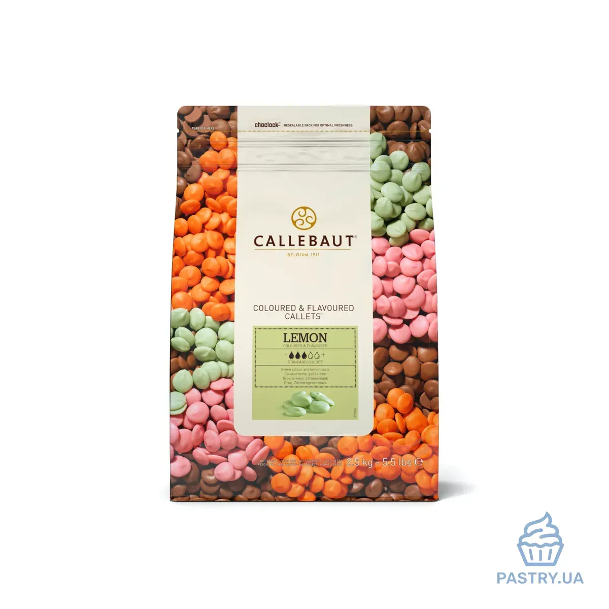 Callebaut Limonlu Drop Çikolata 2.5 Kg