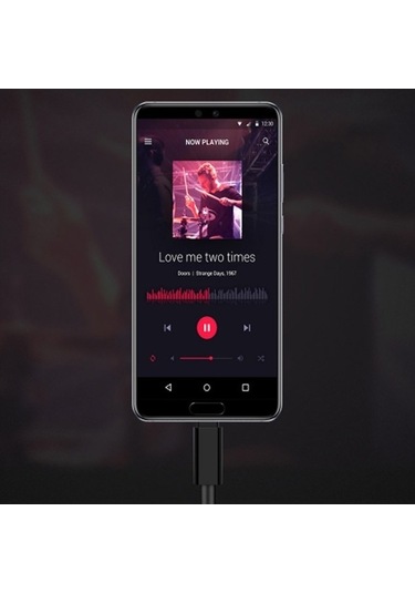 Flybuy Usb-c'den 3.5mm Ses Adaptörü, Zinc-alloy+abs, Cep Telefonu Kulaklık Konvertörü, Siyah