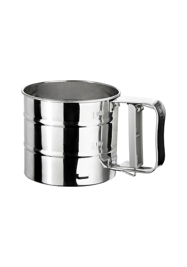 Ikea İdealisk Paslanmaz Çelik Un Eleği Gümüş