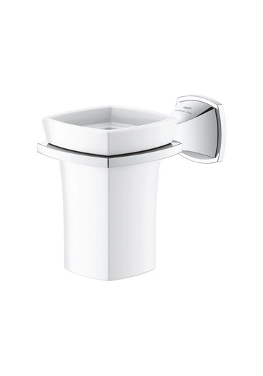 Grohe Grandera Seramik Fırçalık Ve Tutacağı - 40909000 Gümüş