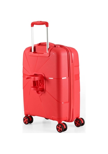 Ççs 5264 Polipropilen Kabin Boy Valiz Kırmızı