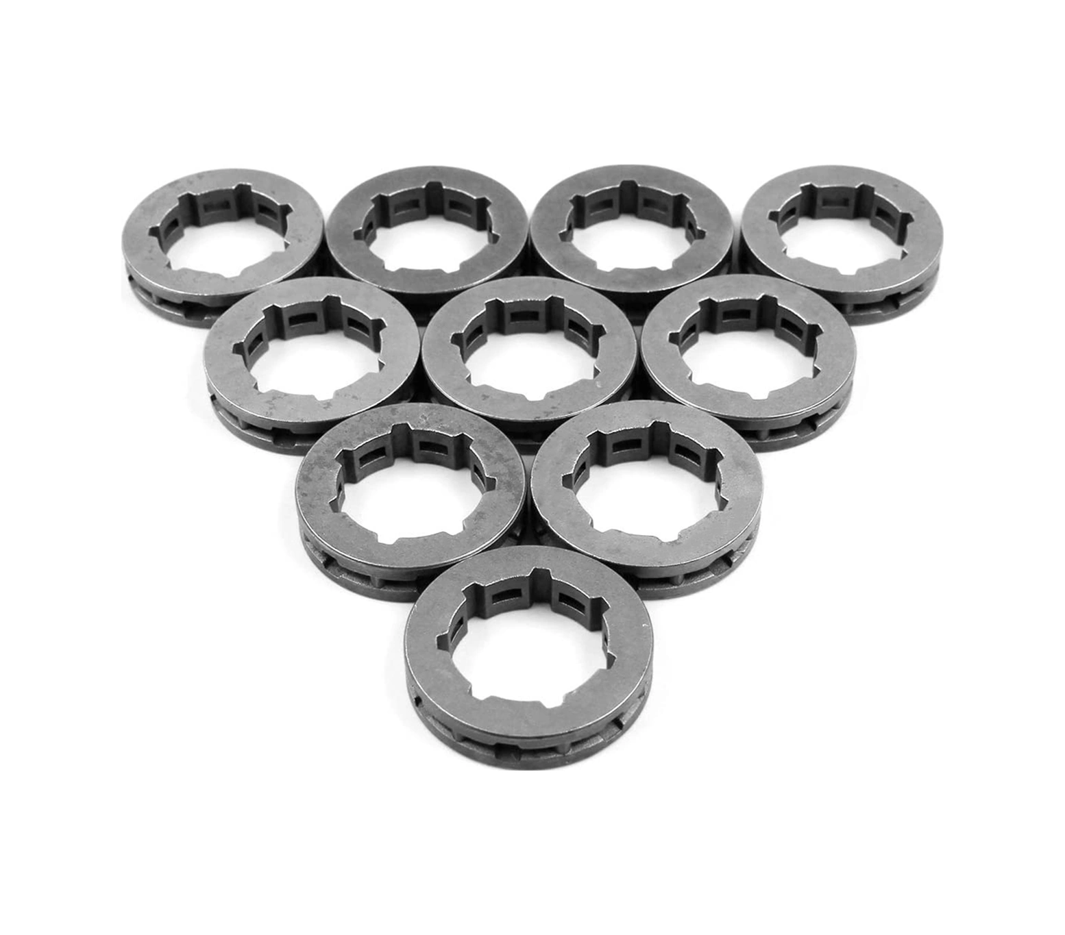 Xurunkeji Husqvarna 266, 268, 272, 280, 285, 288, 355, 362, 372xp, 380, 385xp Testere İçin 10 Adet 3/8 İnç 7t 22mm Zincir Tahrikli Jant Dişlisi