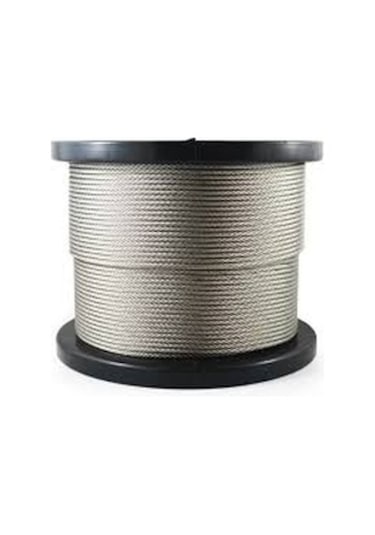 Ege Çelik Halat Krom Çelik Halat 7x19 4 Mm 10 Metre