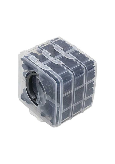 Ulzyvf 620 Parça Otomotiv Plastik Klips Seti - 16 Çeşit, Sağlam Nylon, Araç Düzenleme Kutusu