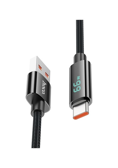 Hoco. U125 1.2m Benefit Usb To Type-c Şarj Data Kablosu - Siyah