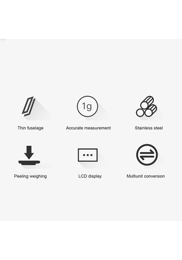 Dijital Gıda Ölçeği 5kg Gıda Mutfak Ölçeği Dijital Gram Ve Ons Kilo Kaybı Pişirme