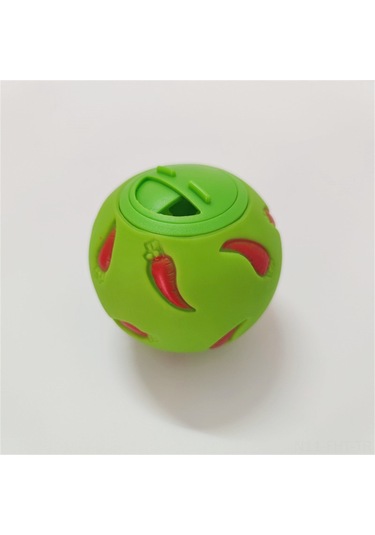 Hangfox Tavşan Ve Ginepiyonu İçin Dayanıklı Pvc Yavaş Yemek Dağıtıcı Oyun Topu - Yeşil 7.5cm Çap, 51g