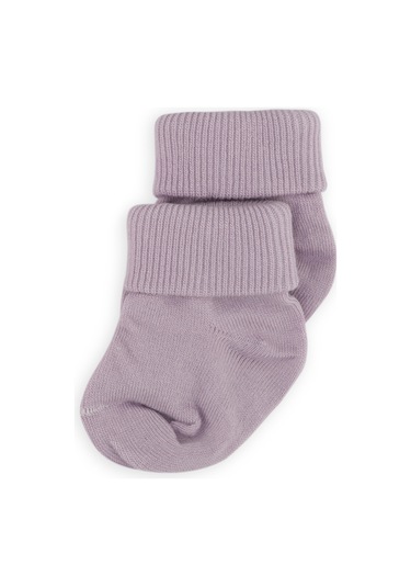 Novibaby 2'li Bambu Bebek Çorap I Purple I 0 6 Ay I Lila Yenidoğan Bebek Çorabı Çok Renkli