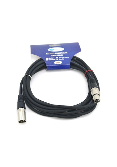MMC5 BK İMECE MİKROFON KABLOSU CANON 5 METRE SİYAH