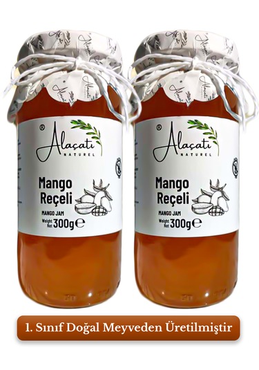 Doğal Mango Reçeli Glutensiz 300 G X2 Adet