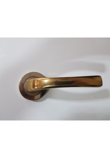 Çelik Kapı Kolu Rozetli Karaca Albrifin Saten Sağ