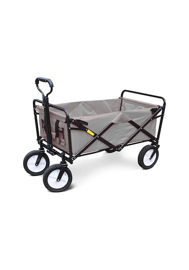 Katlanır 4 Tekerlekli Kamp Plaj Arabası Taşıma  Arabası Aa003