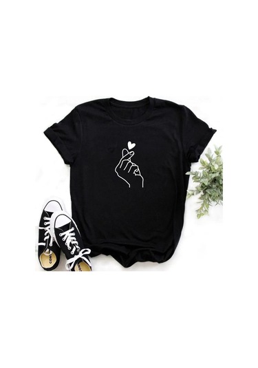 Snapbuy Ejderha Baskılı Kadın T-shirt - Rahat Polyester Gömlek - Genç Kız Üsterkek Lacivert