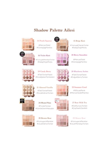 Dasique Mat Ve Işıltılı Renk Seçenekleri Sunan Far Paleti Shadow Palette 29 Mauve Bear 29 Mauve Bear