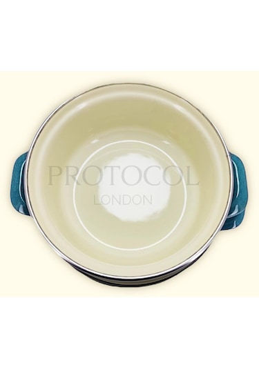 Protocol London 12/14/16 Cm Mini Emaye Tencere Seti - Anneler Gününe Özel 6 Parça Saklama Kabı Seti 001