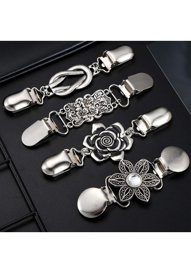 Suntek Gömlek Elbise Pelerin Kadınlar Için 4 Parça Kazak Çok Renkli