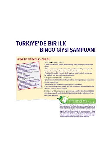 Bingo Giysi Şampuanı Karma Paket 2 x 4 L