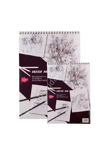 Sketch Pad Asitsiz 24 Sayfa A4 150gr