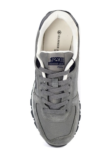 Hammer Jack Peru Kadın Hakiki Deri Sneakers Ayakkabı-gri Gri