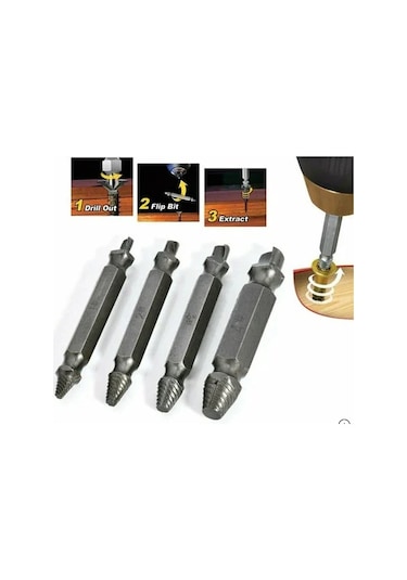 Yu-su Bozuk Vida Sökücü Vida Sökme Klavuzu Ters Diş Klavuz Seti