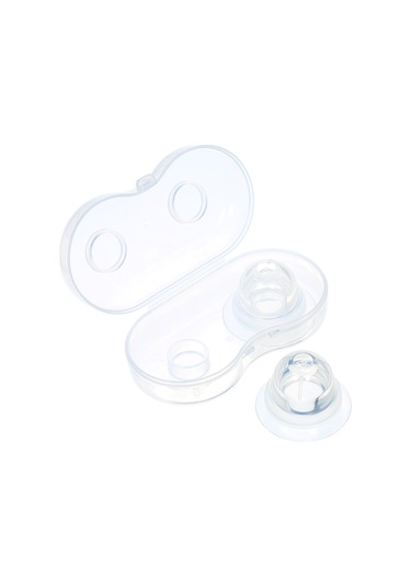 Hangfox Anne Bebek Beslenirken Kullanan Silikon Meme Ucu Koruması 2'li Paket - Saklama Kutulu, Düz/kısa/girişik Uçları Düzeltir