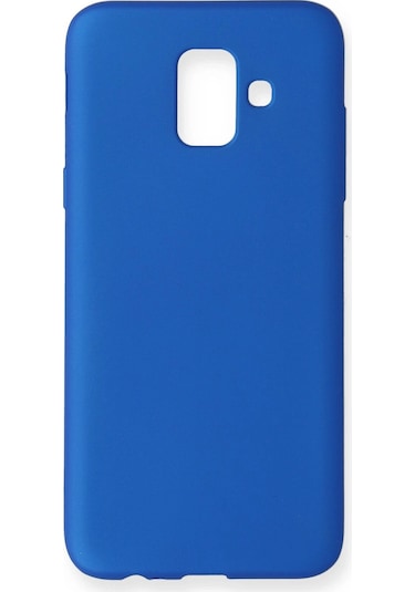 Newface Samsung Galaxy Uyumlu A6 2018 Kılıf First Silikon Semeglbl - 86 - Mavi