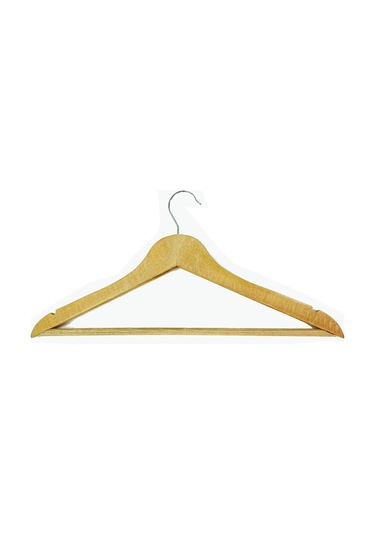 1 Adet Ahşap Elbise Ceket Askısı Diğer