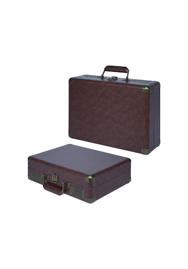 Midex Mtx-101CR Şarjlı Bluetooth Aux Hoparlörlü 3 Devir Nostaljik Retro Pikap Plak Çalar + İğne