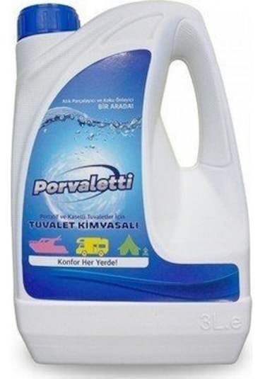 Porvaletti Karavan ve Tekne Portatif Tuvalet Kimyasalı 3 L