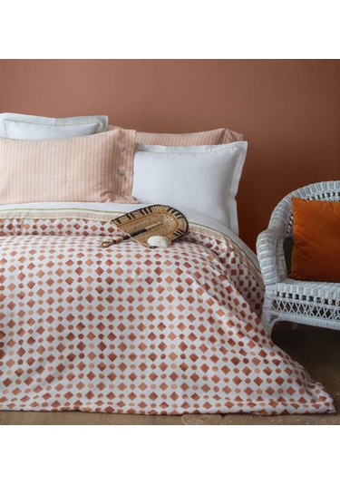 Ap Çift Kişilik Tencel Terra Terracota Nevresim Takımı Turuncu