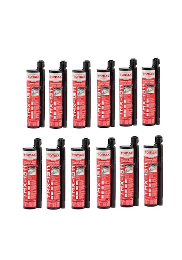 Tomax Tmx-1311 Epoksi Kimyasal Dübel 345 Ml 12 Adet