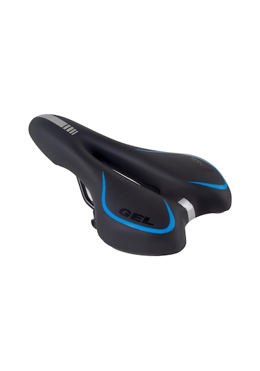 Sarissa Jel Rahat Yumuşak Konforlu Geniş Bisiklet Selesi Bisiklet Koltuğu Koltuk Mavi Jelli Sele