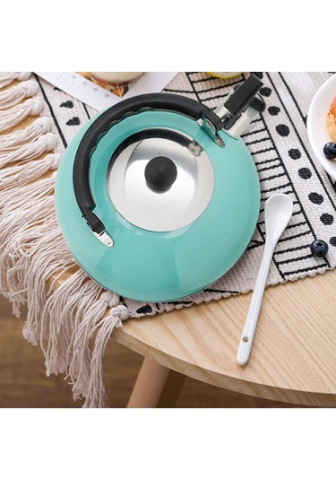 Islık Çayı Su Isıtıcısı Paslanmaz Çelik 410, İnfuser Ve Kayma Saplı Çaydanlık Sobası Üstü Çelik