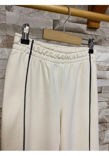 Aysbebe Kız Çocuk Eşofman Altı Ekru AY-D9250A8/ER99