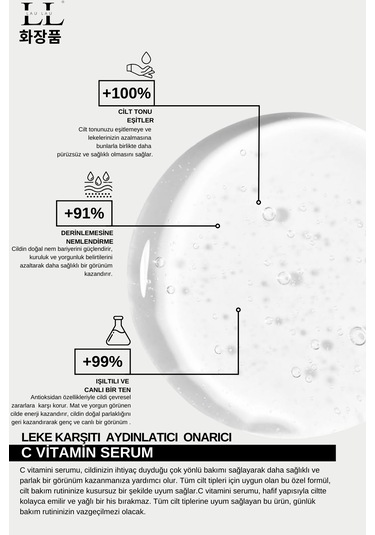 Lau Lau Aydınlatıcı Vitamin C Serum 50 ML