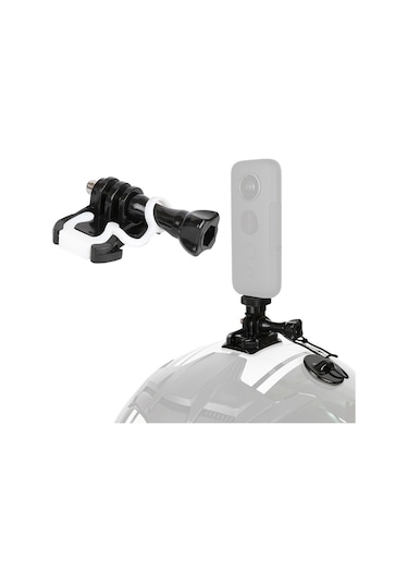 Insta360 İçin Kask Braket Montaj Seti, Eylem Kamera Alüminyum Alaşım Motosiklet Montaj Kiti