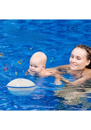 Techtic Havuz Işığı Bluetoothlu Havuz Hoparlörü Su Geçirmez Hoparlör Taşınabilir Rgb Led Işıklı