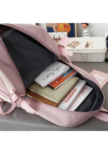 Xps&bag 4 Parça Okul Çantası Seti. Mor Mor