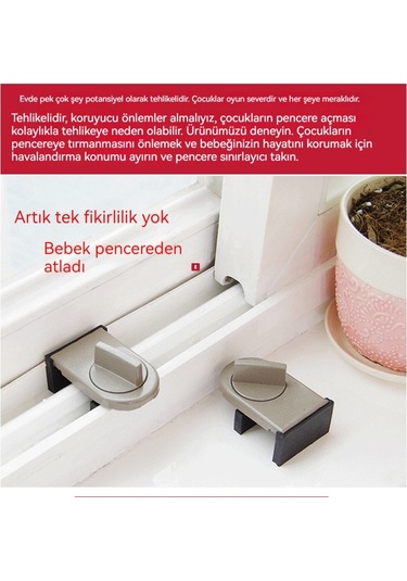 Ikkb Yeni Çocuk Alüminyum Alaşımlı Kapı Ve Pencereler Sürgülü Sürgülü Kapı Ve Pencereler Emniyet Kilidi Siyah