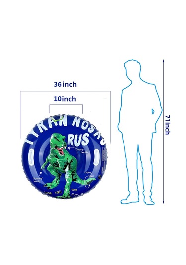 Dolıty Şişme Kar Tüpü Kalınlaşmak 36 Inç Oyuncakları Mavi Mavi