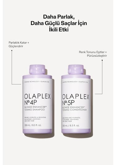 Olaplex Nº.4p Blonde Enhancer Toning Shampoo - Renk Koruyucu & Bağ Mor Şampuan 250 ML