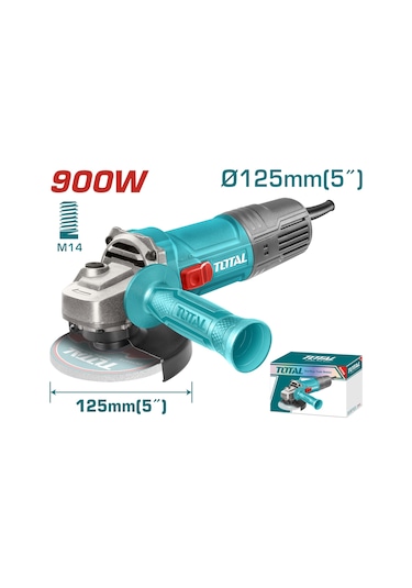 Total TG10912556E 900W Avuç Taşlama Makinesi