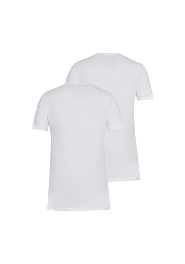 Blackspade Erkek V Yaka Yarım Kol Fanila 2 Li Paket 9671 Beyaz